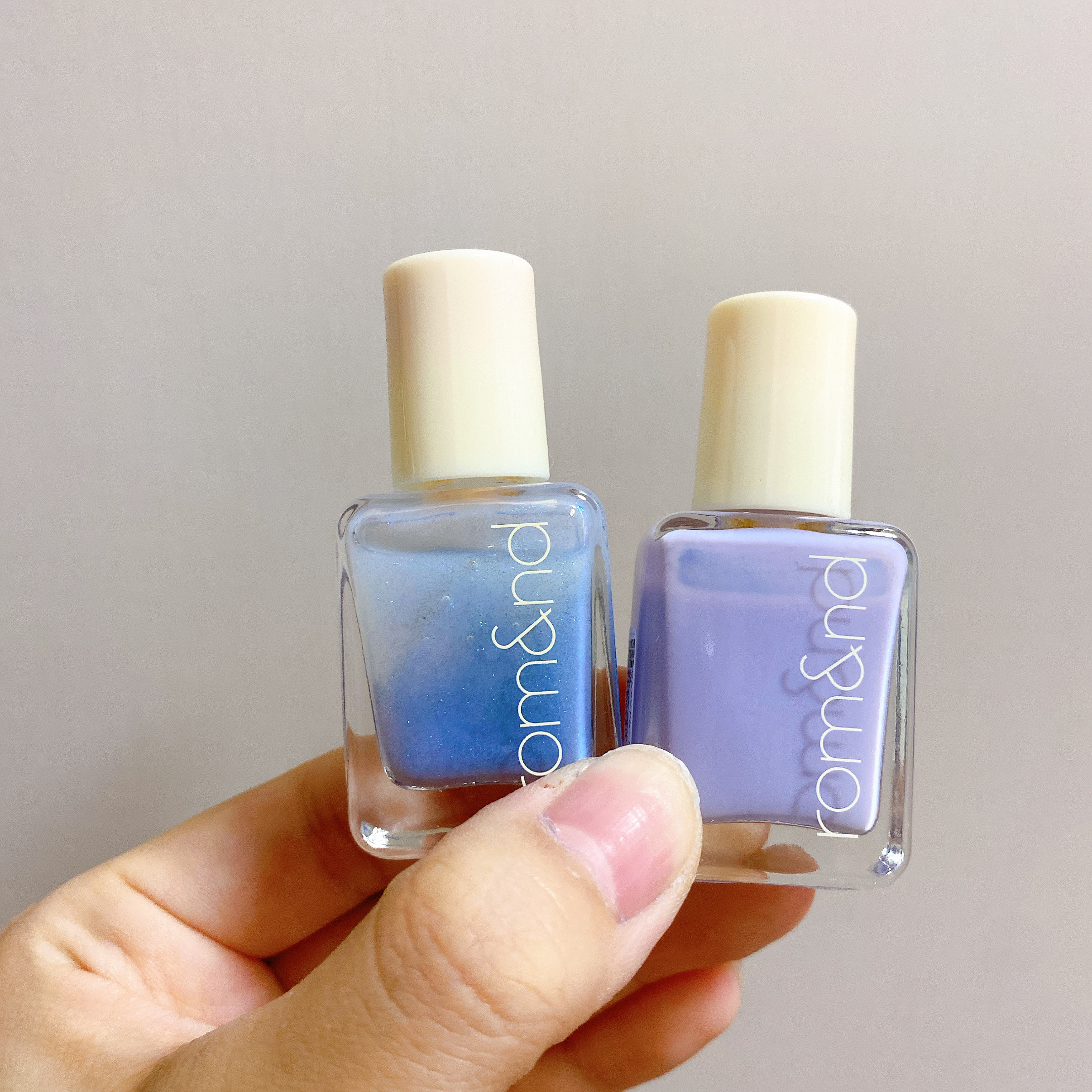 ムードペブルネイル W04 BABY PEACH/rom&nd/マニキュアを使ったクチコミ（1枚目）