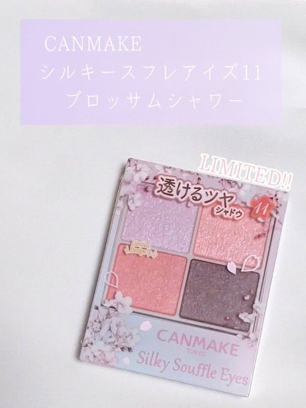 シルキースフレアイズ/キャンメイク/アイシャドウパレットを使ったクチコミ(1枚目)