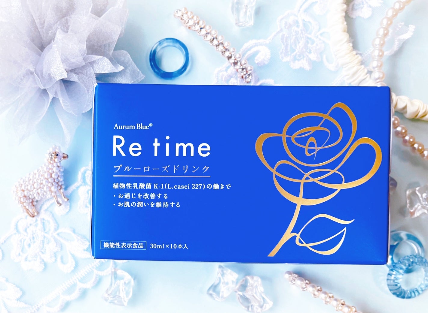 Re time ブルーローズドリンク/オーラムブルー/美容ドリンクを使ったクチコミ(1枚目)