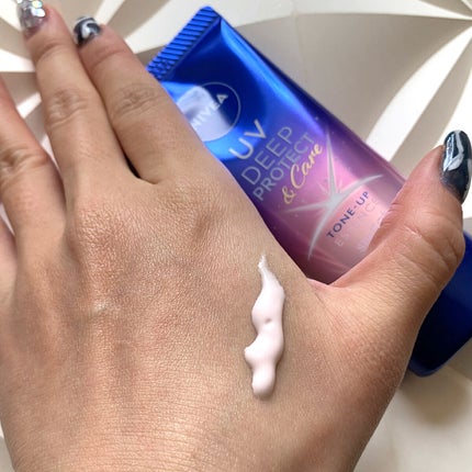 ニベアUV ディープ プロテクト&ケア トーンアップ エッセンス/ニベア/日焼け止めローションを使ったクチコミ(3枚目)
