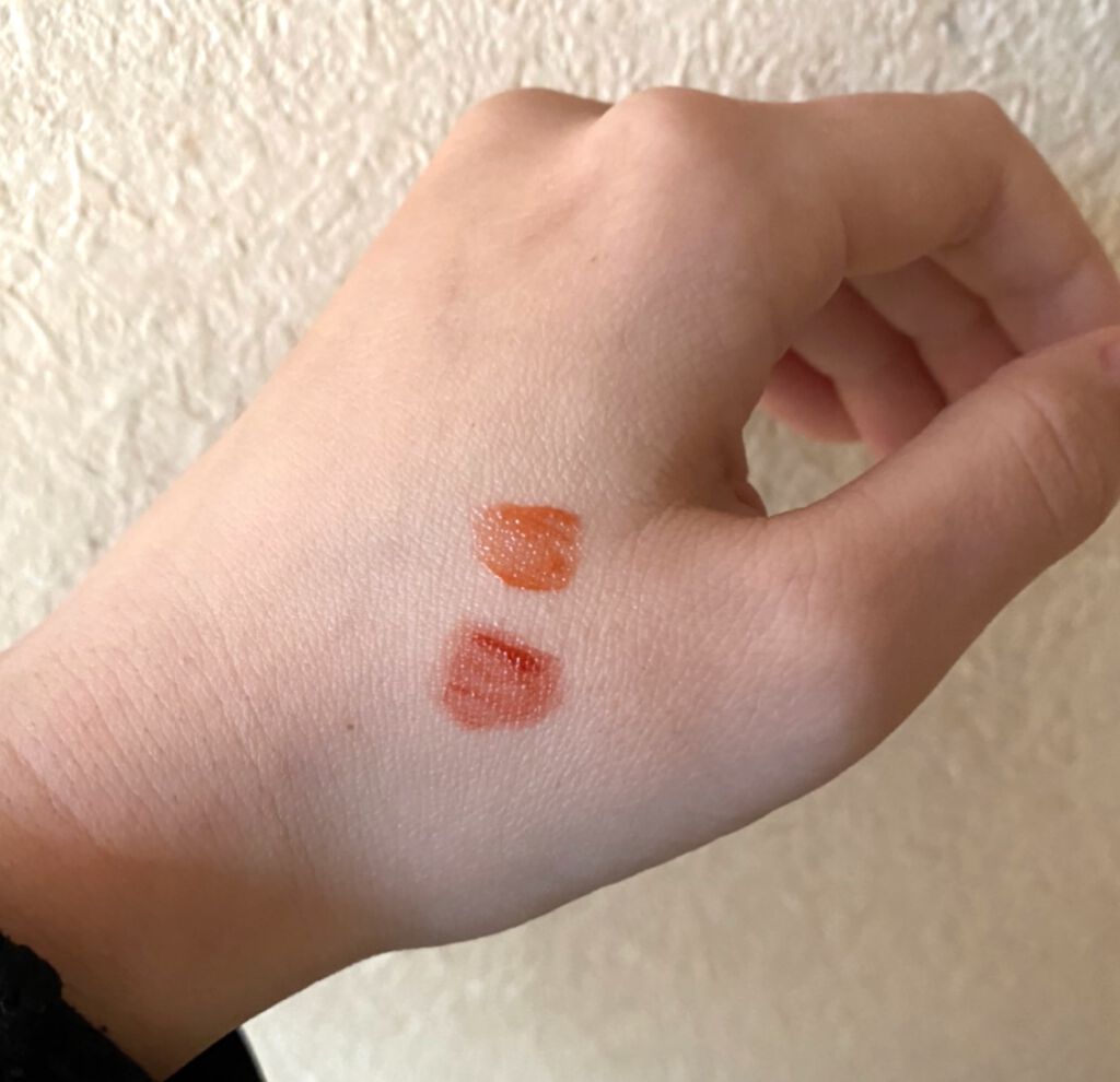 グラスティングウォーターティント 韓服エディション/rom&nd/リップティントを使ったクチコミ（3枚目）