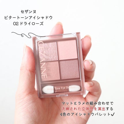 ビタートーンアイシャドウ/CEZANNE/パウダーアイシャドウを使ったクチコミ(2枚目)