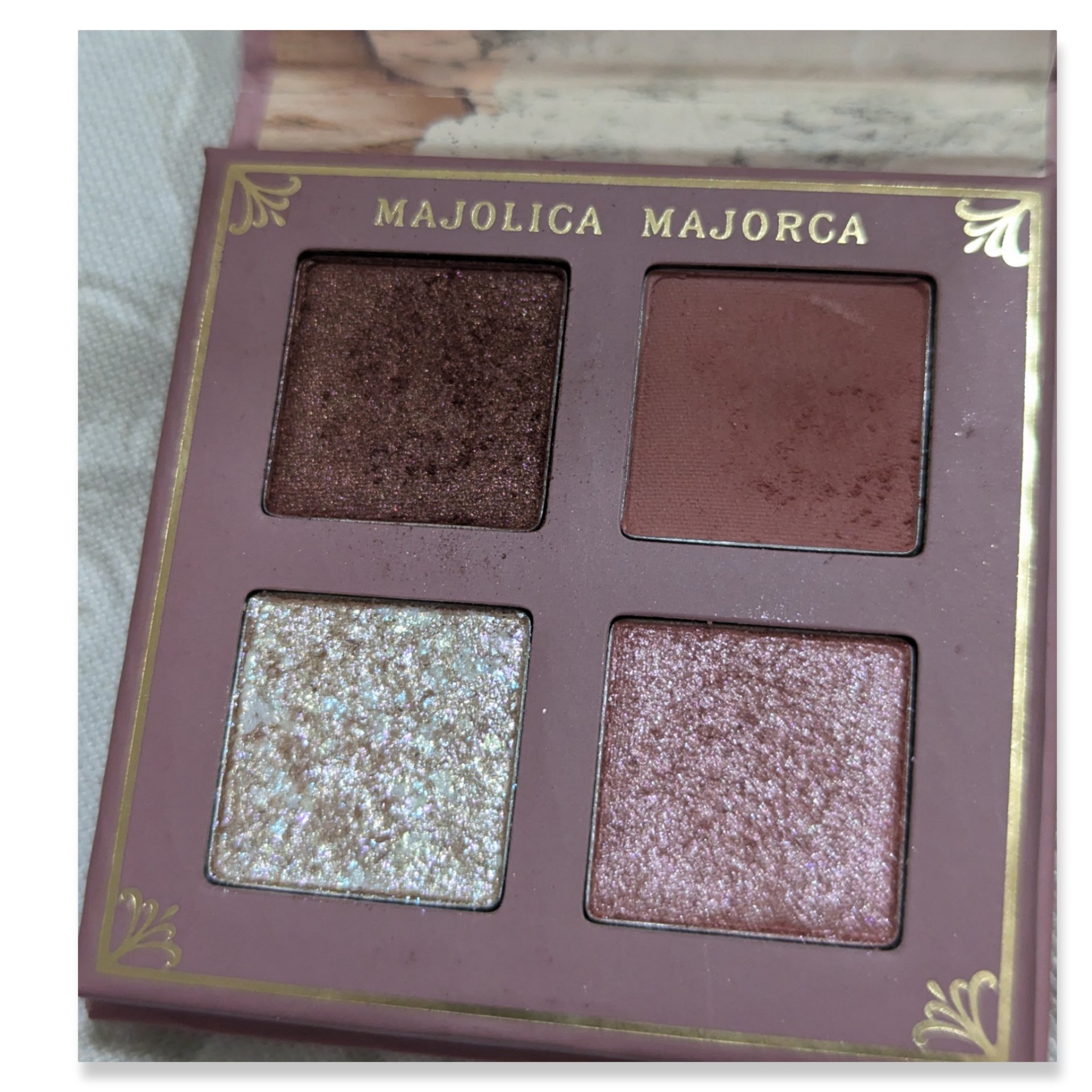 シャドーフラッシュ  PK304  ミスティピンク (茜雲ワルツ) /MAJOLICA MAJORCA/アイシャドウパレットを使ったクチコミ（3枚目）