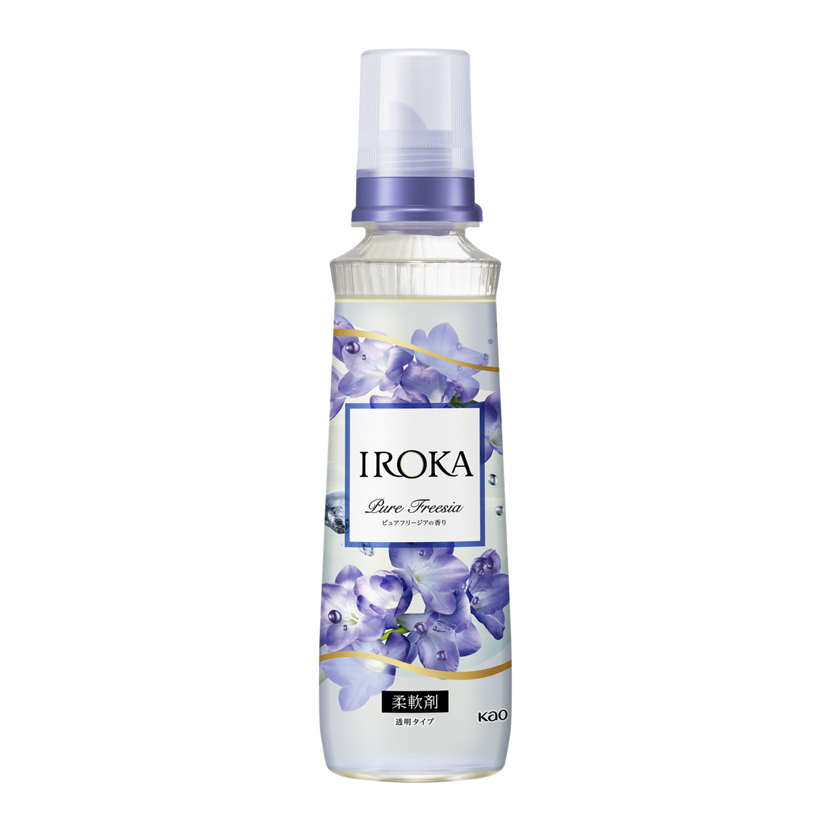プレミアム柔軟剤 IROKA ピュアフリージアの香り 本体 540ml