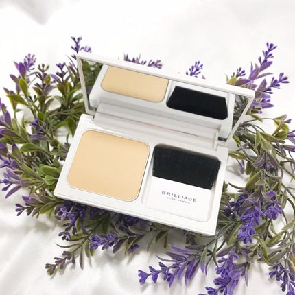 パウダリーファンデーション ソフトシャイニー/ブリリアージュ/パウダーファンデーションを使ったクチコミ(2枚目)