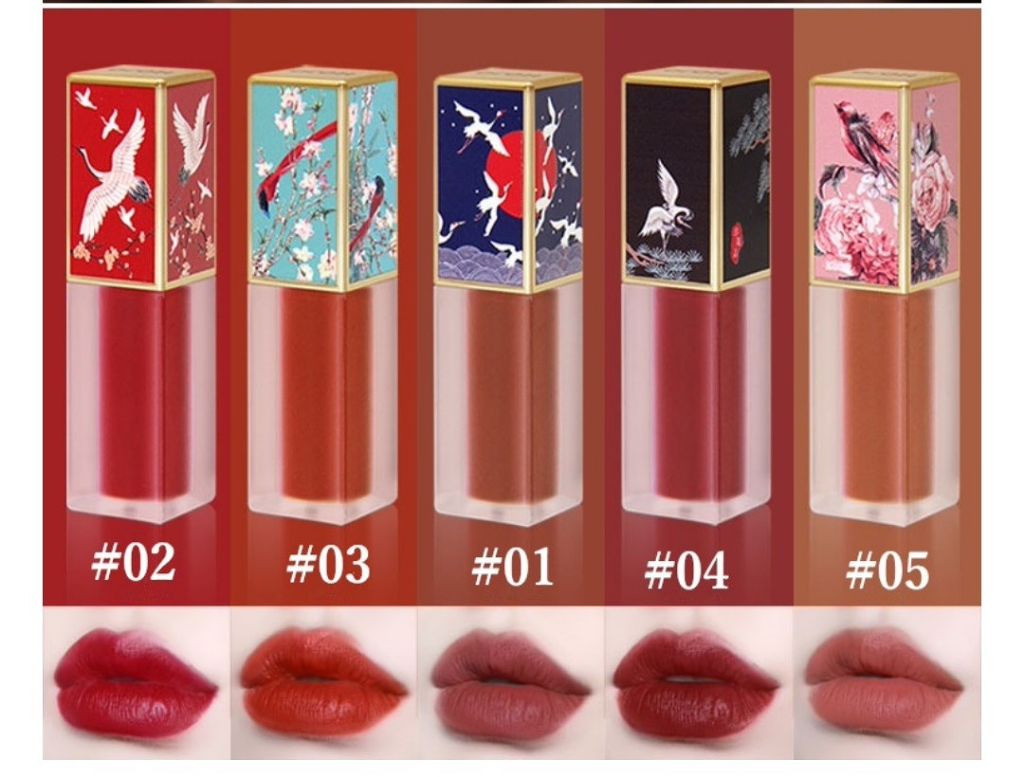 HOJO 锦瑟桃花绒情口红/HOJO/口紅を使ったクチコミ（3枚目）