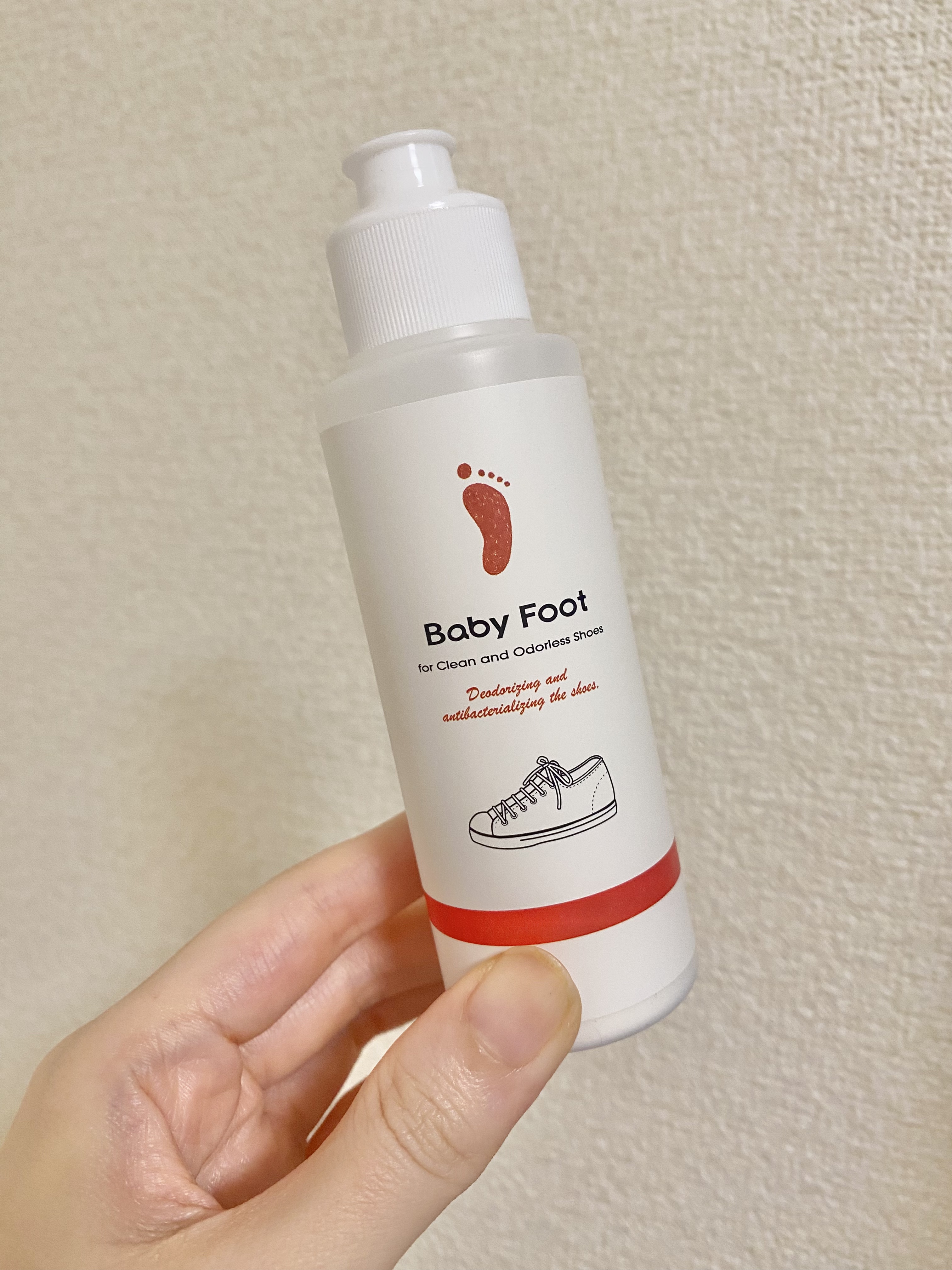 靴の消臭除菌パウダー/ベビーフット/レッグ・フットケアを使ったクチコミ（2枚目）