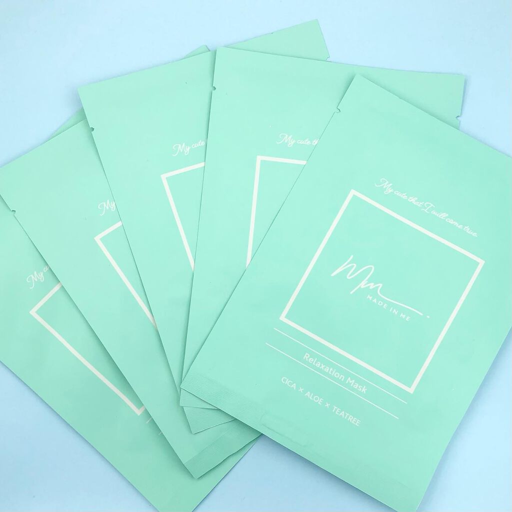 リラクゼーションマスク/MADE IN ME/シートマスク・パックを使ったクチコミ(6枚目)