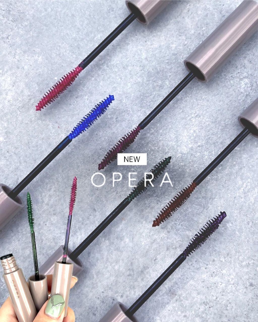オペラ カラーリングマスカラ/OPERA/マスカラを使ったクチコミ（2枚目）