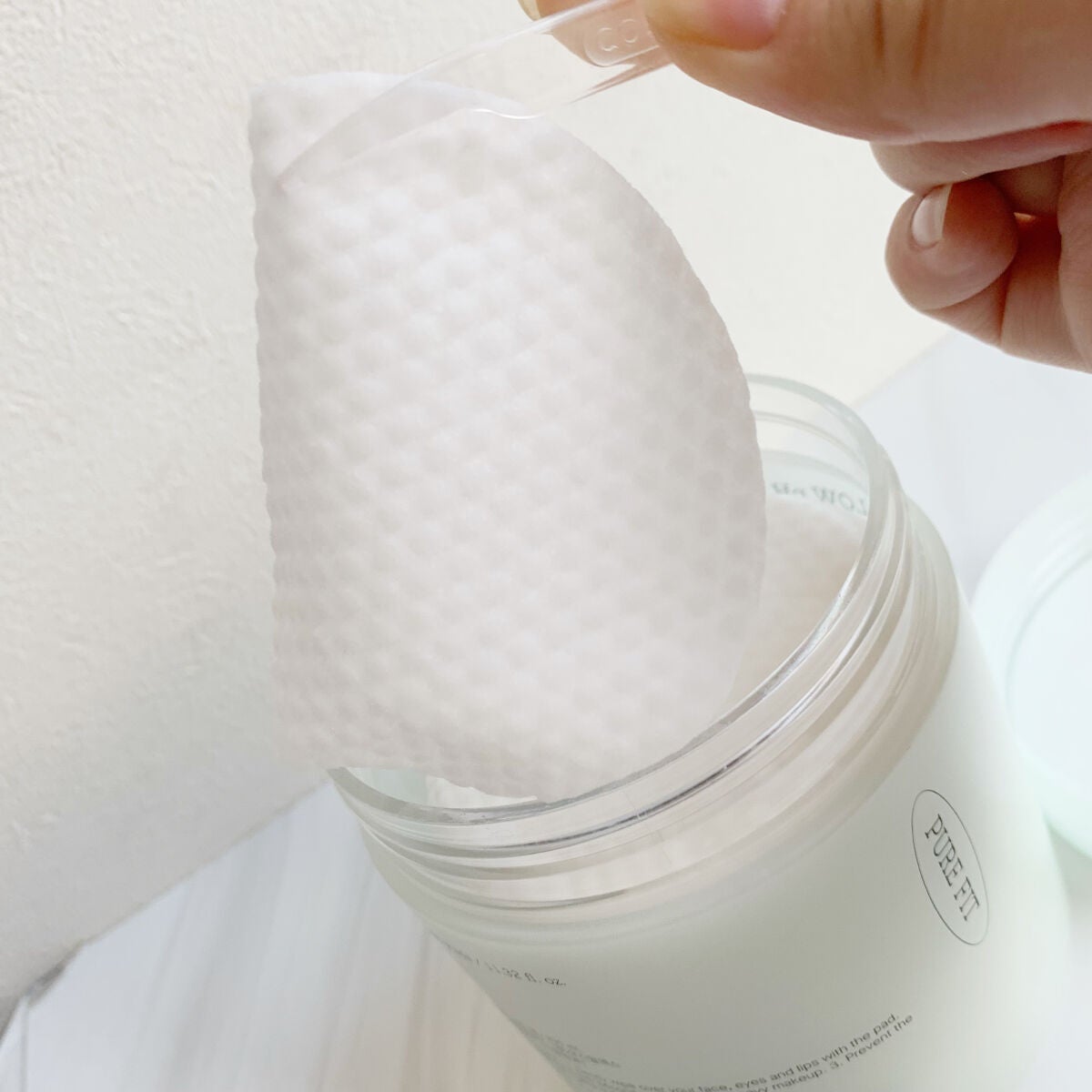 ピュアフィットシカ弱酸性クレンジングパッド /COSRX/クレンジングシートを使ったクチコミ(2枚目)