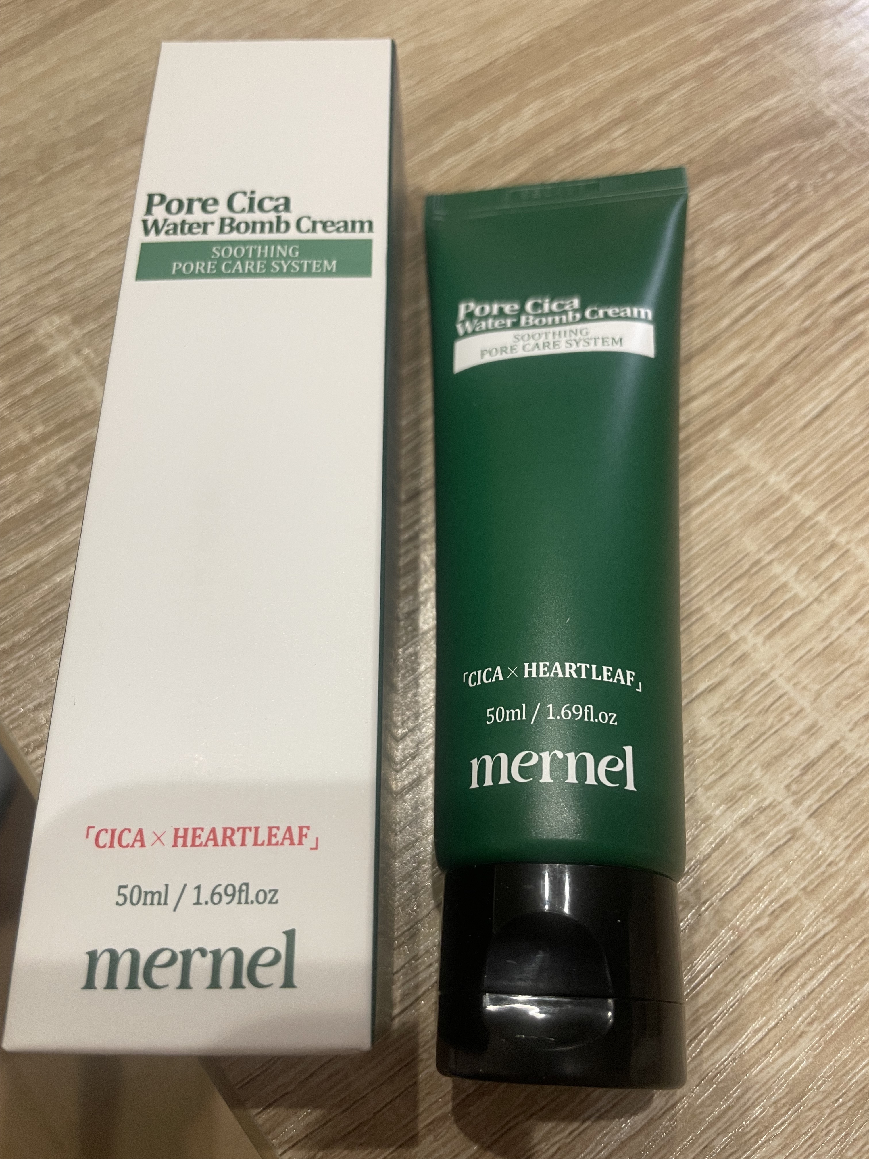 ポアシカ ウォーターボムクリーム/mernel/フェイスクリームを使ったクチコミ（1枚目）