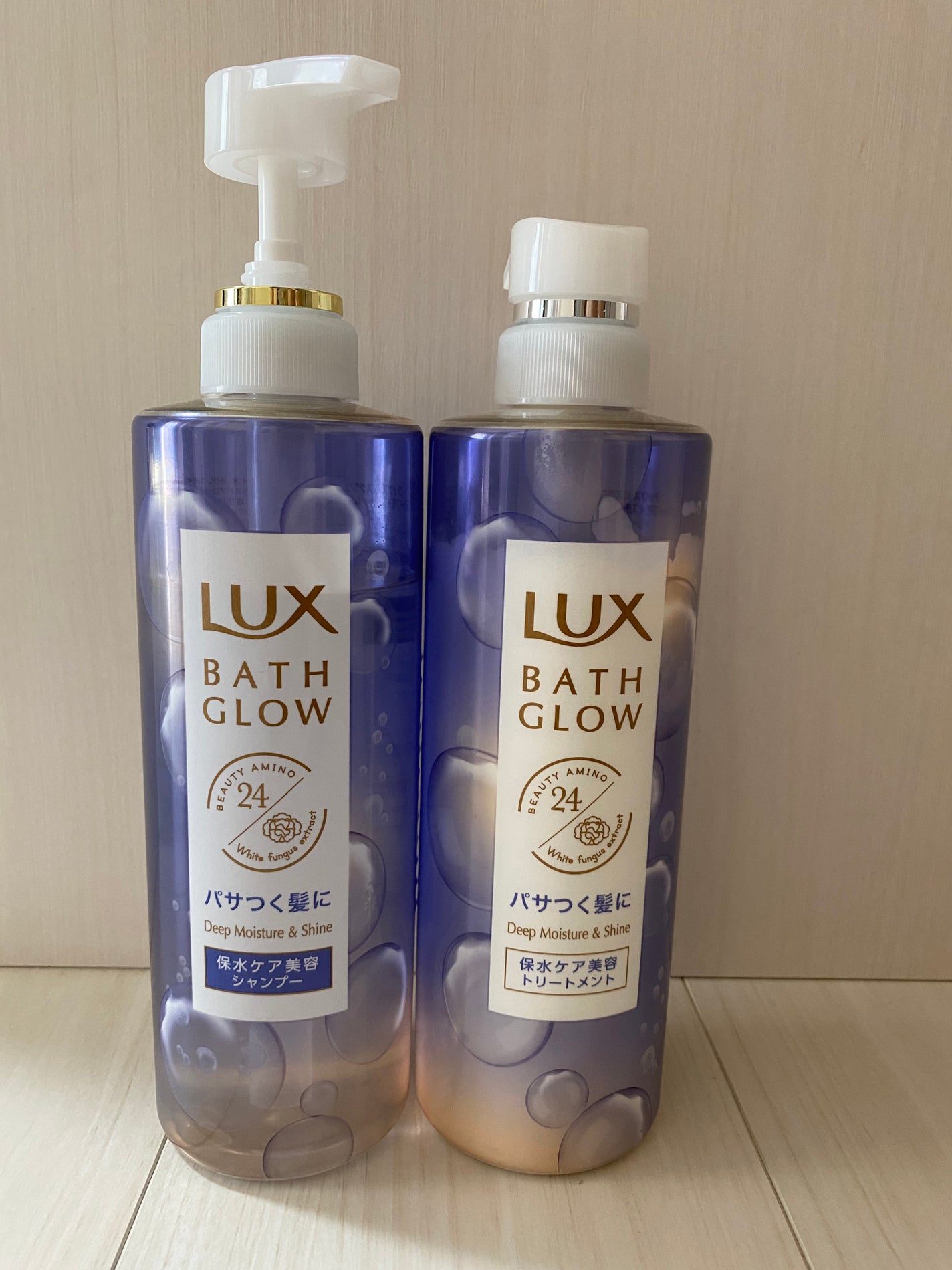 バスグロウ ディープモイスチャー&シャイン シャンプー/トリートメント/LUX/市販シャンプーを使ったクチコミ(1枚目)