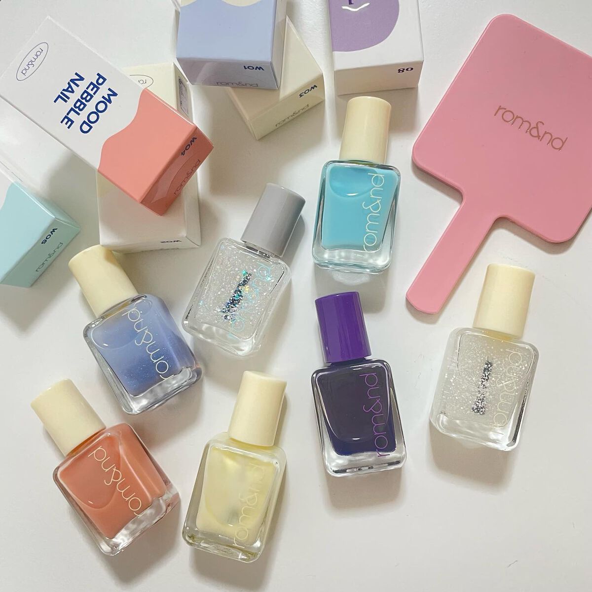 ムードペブルネイル/rom&nd/マニキュアを使ったクチコミ(1枚目)