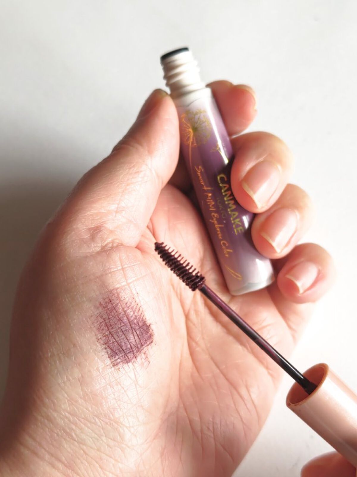 スマートミニアイブロウカラー/キャンメイク/眉マスカラを使ったクチコミ（2枚目）