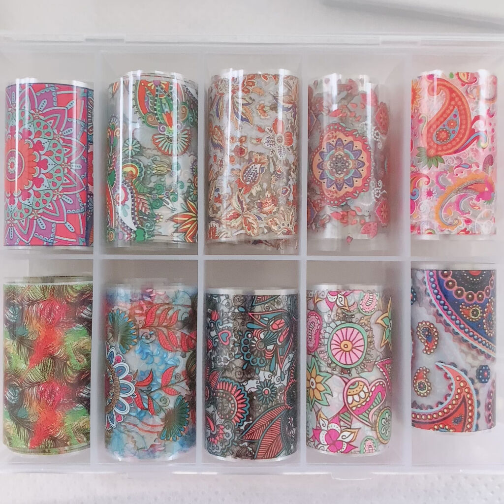 アートホイル/プリジェル/ネイルチップ・パーツを使ったクチコミ（3枚目）