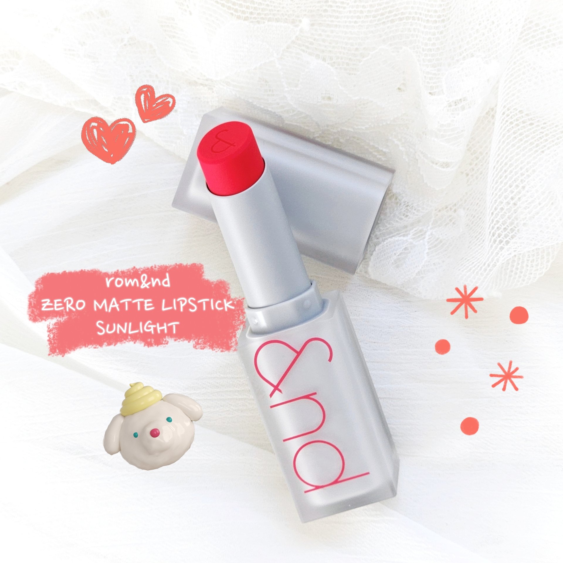 ゼロマットリップスティック 11 サンライト/rom&nd/口紅を使ったクチコミ（1枚目）