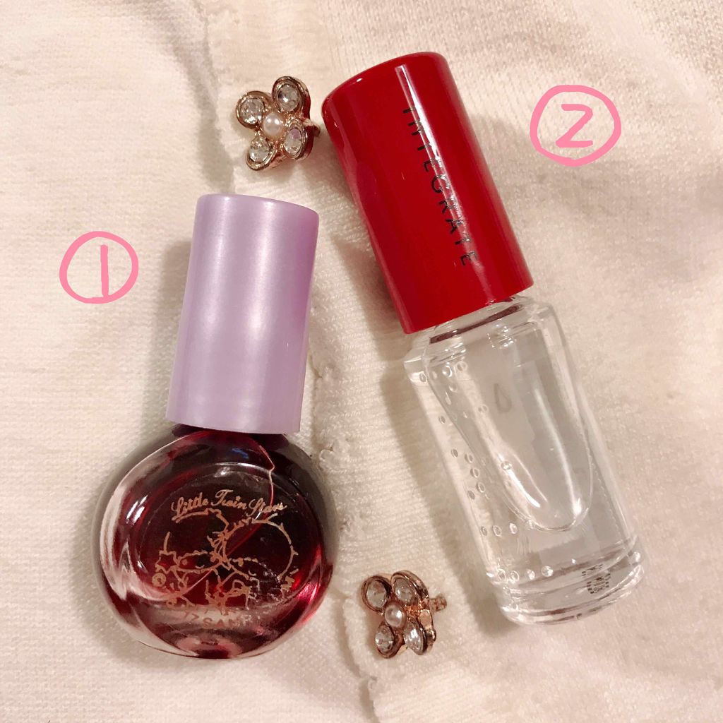 トップ&ベースコート N/インテグレート/ネイルトップコートを使ったクチコミ（2枚目）