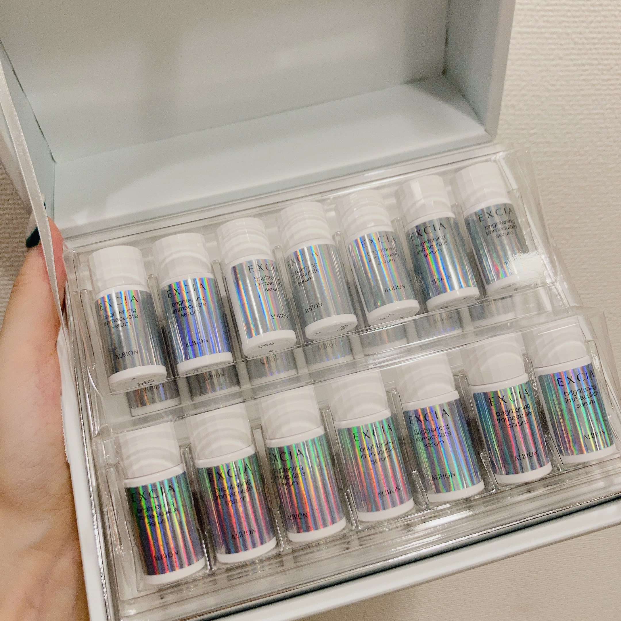 エクシア ブライトニング イマキュレート セラム /ALBION/美容液を使ったクチコミ（2枚目）