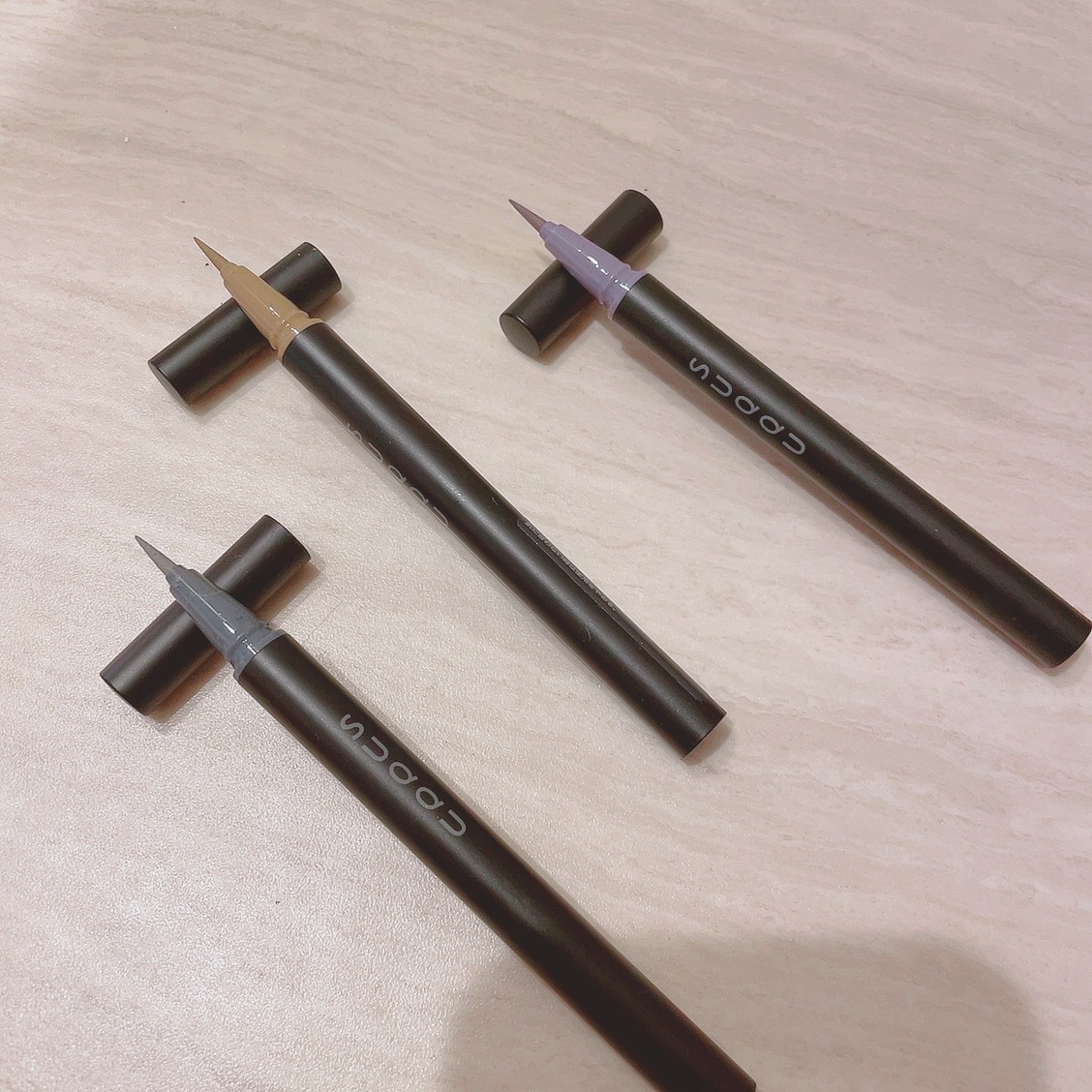 ニュアンス アイライナー 103 ダブグレー/SUQQU/リキッドアイライナーを使ったクチコミ（1枚目）