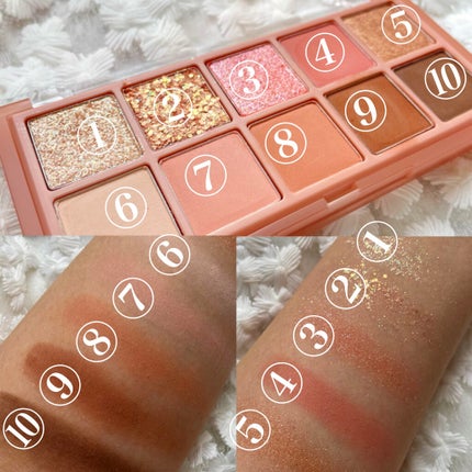 ベターザンパレット/rom&nd/アイシャドウパレットを使ったクチコミ(4枚目)