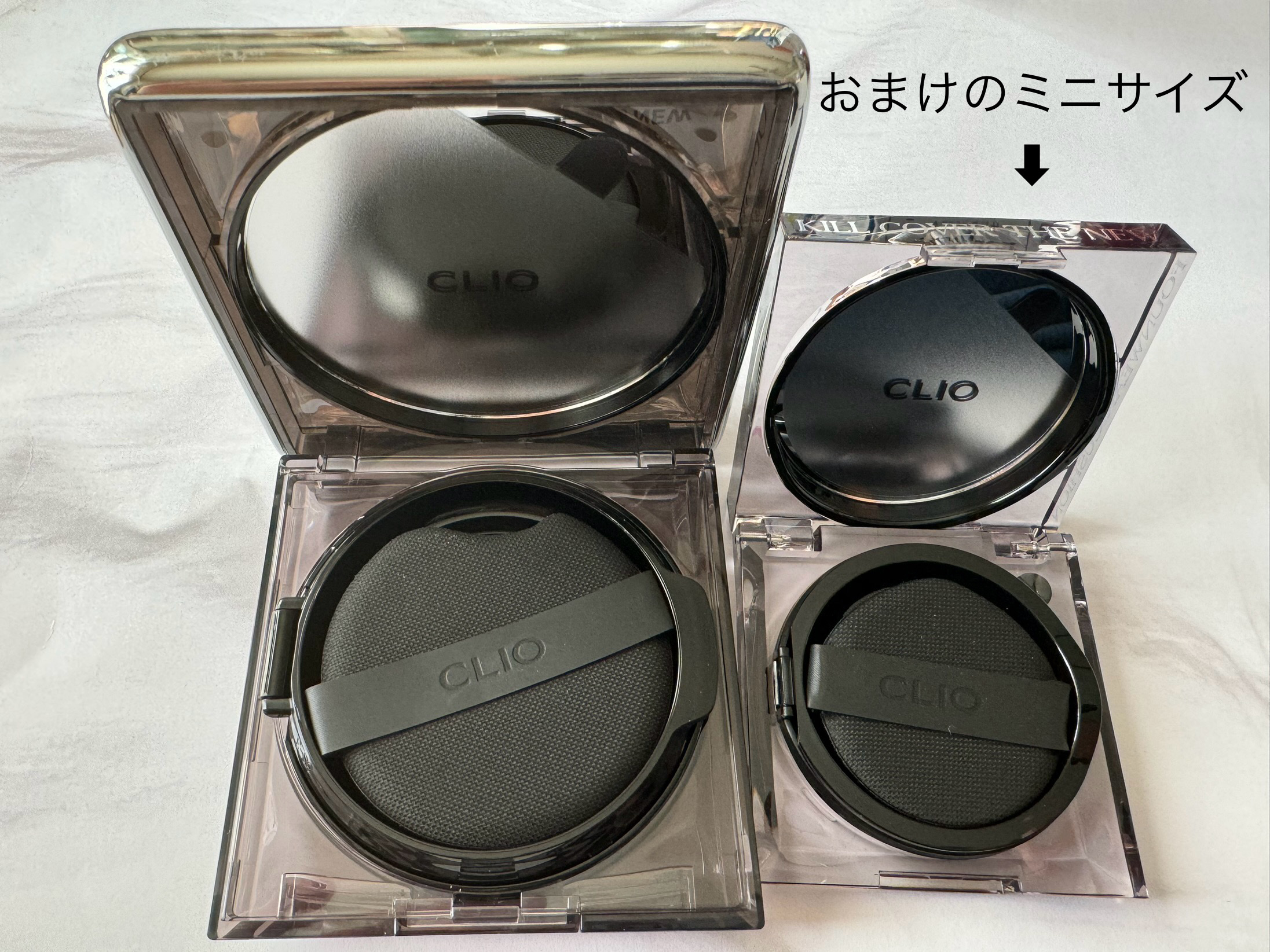 キル カバー ザ ニュー ファンウェア クッション/CLIO/クッションファンデーションを使ったクチコミ（2枚目）