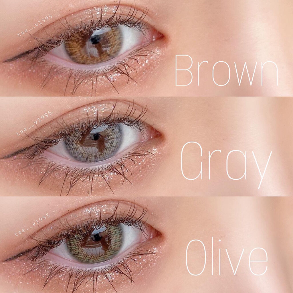 エアリス(Heiress) ブラウン/OLOLA/カラーコンタクトレンズを使ったクチコミ（2枚目）