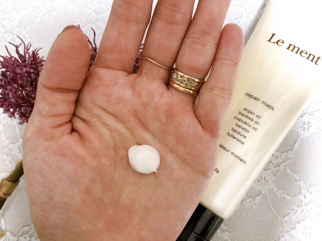 リペア マスク/Le ment/ヘアマスク・ヘアパックを使ったクチコミ（3枚目）