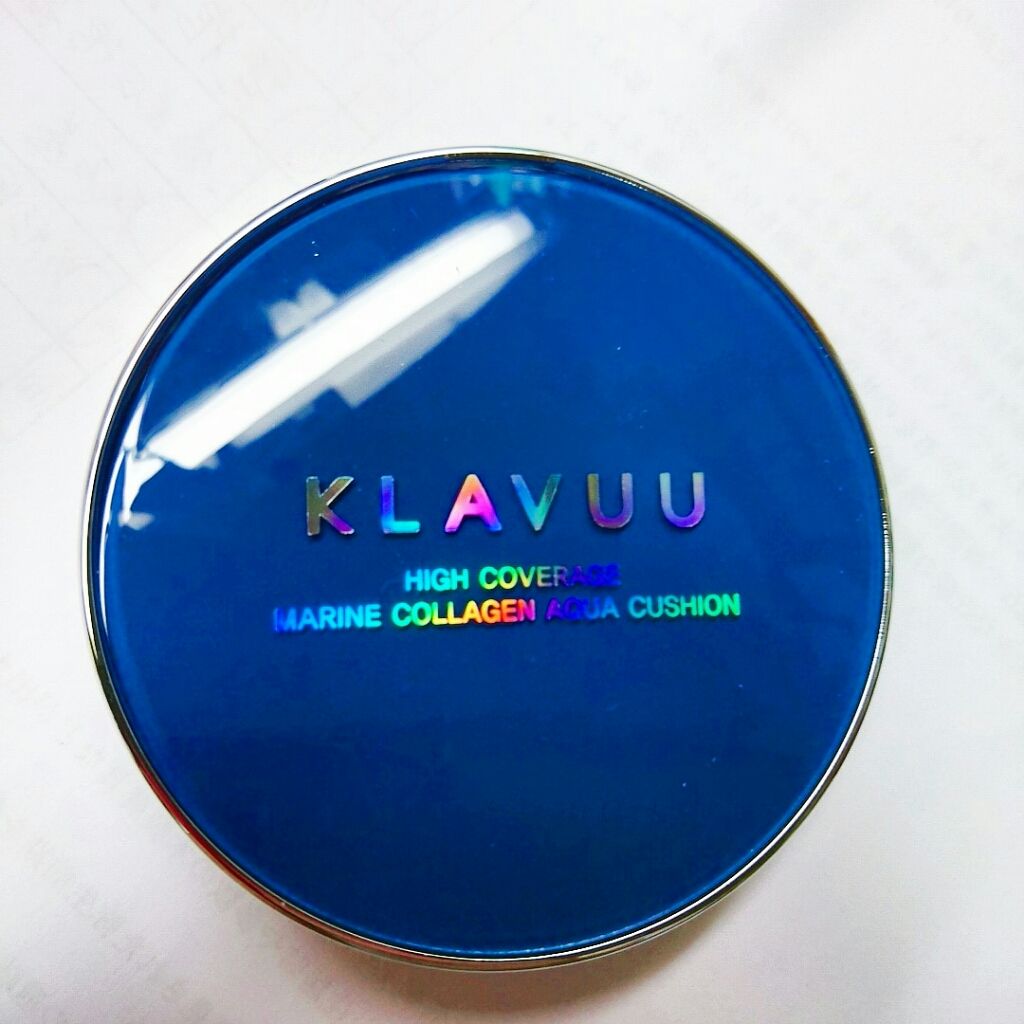 ブルーパールマリンコラーゲンアクアクッション/KLAVUU/クッションファンデーションを使ったクチコミ（2枚目）