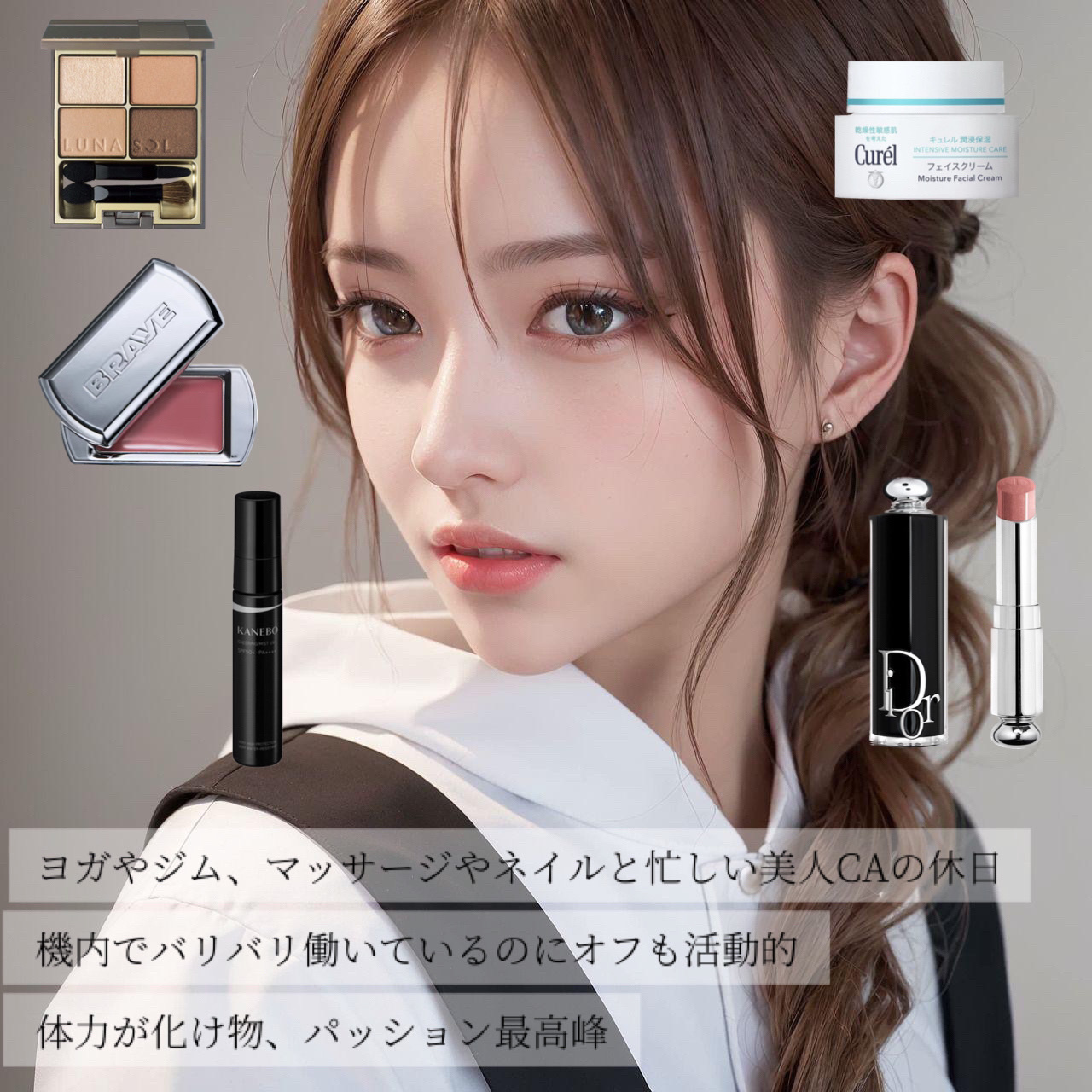 スキンモデリングアイズ/LUNASOL/アイシャドウパレットを使ったクチコミ（2枚目）