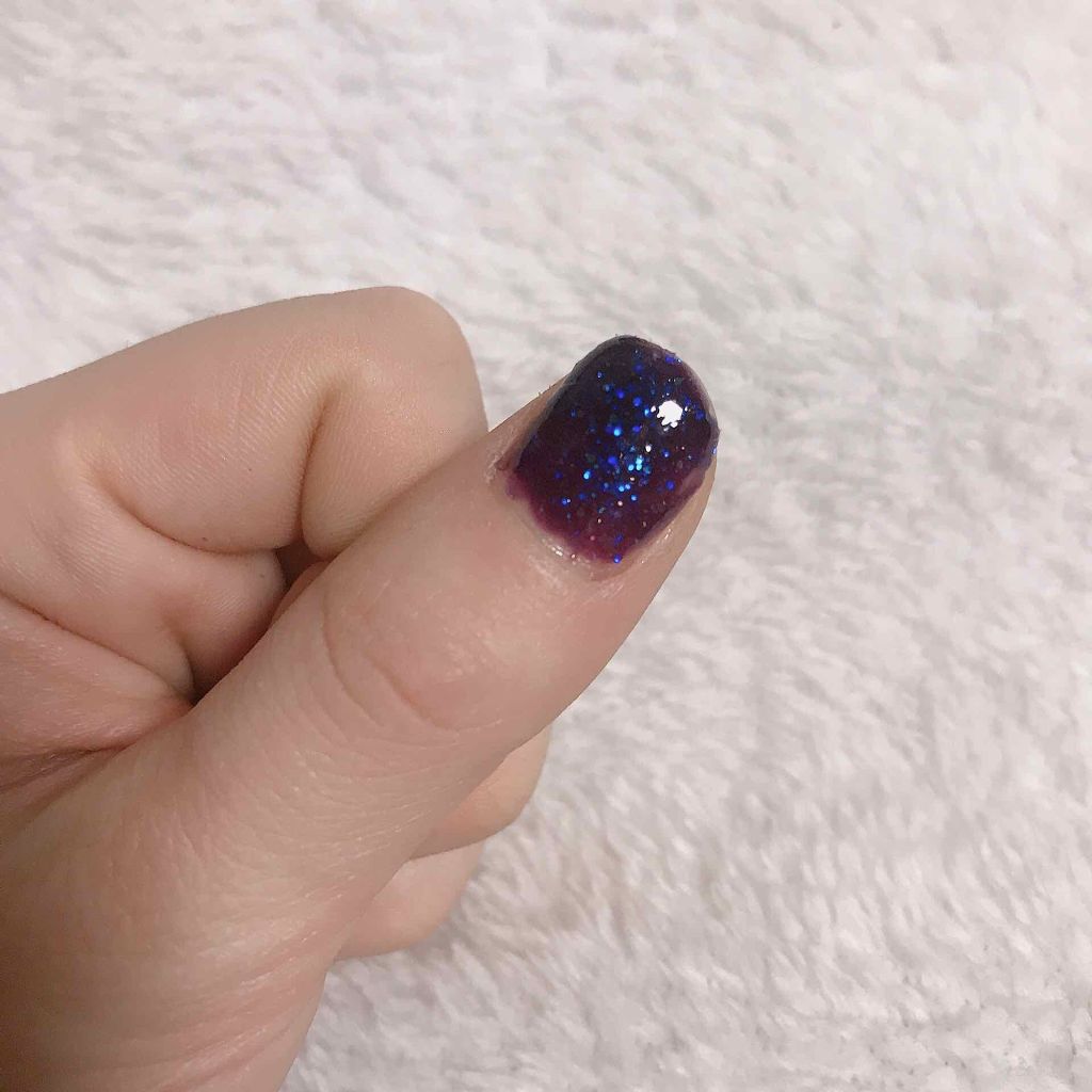 GALAXY宇宙ネイル/セリア/マニキュアを使ったクチコミ（2枚目）