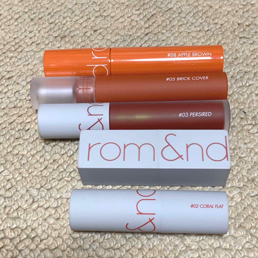 シースルーマットティント/rom&nd/リップティントを使ったクチコミ（1枚目）