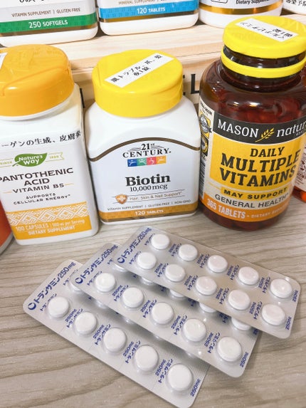 Biotin 10,000mcg/21st Century/美容サプリメントを使ったクチコミ(5枚目)