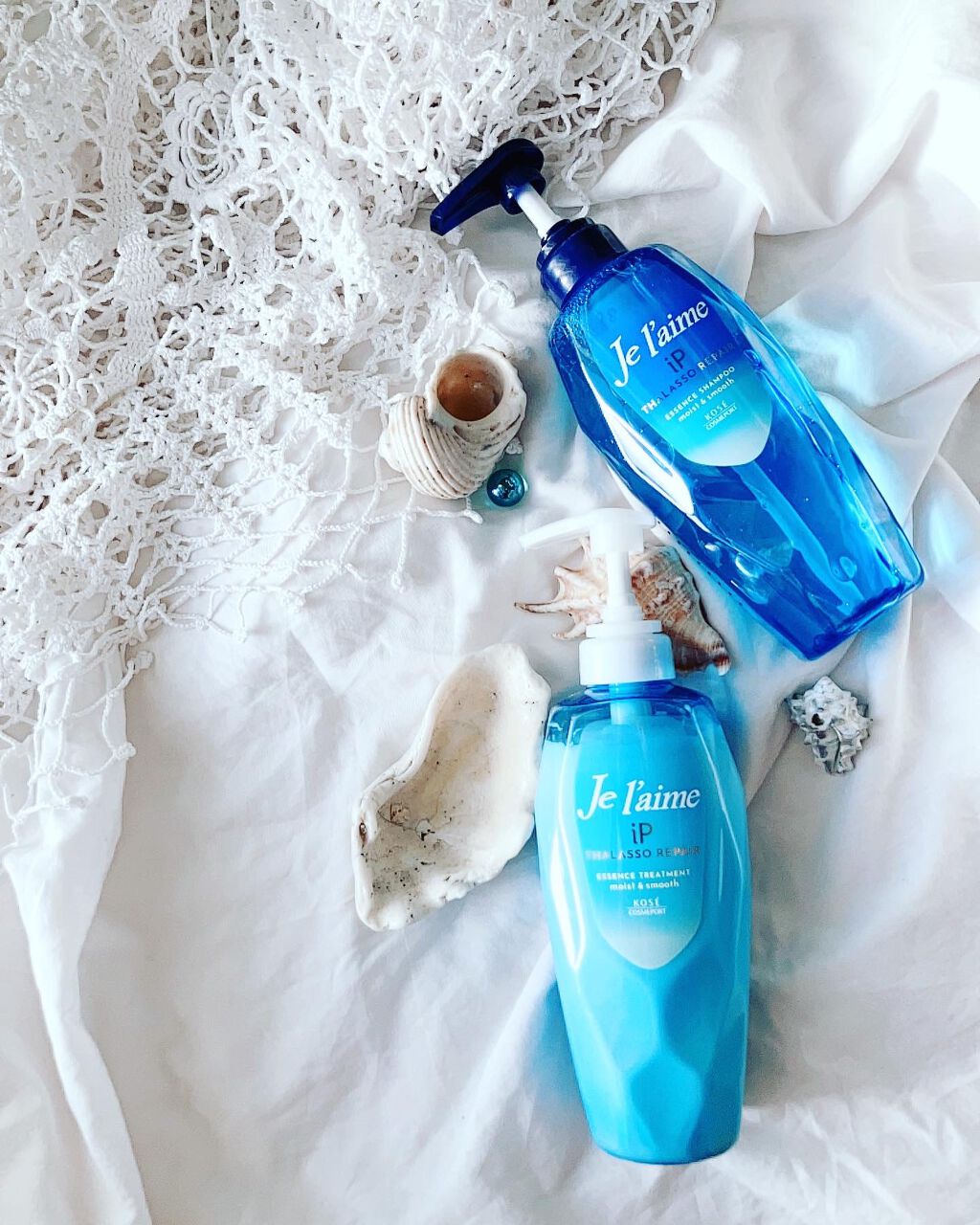iP タラソリペア 補修美容液 シャンプー/トリートメント (モイスト&スムース)/Je l'aime/市販シャンプーを使ったクチコミ(7枚目)