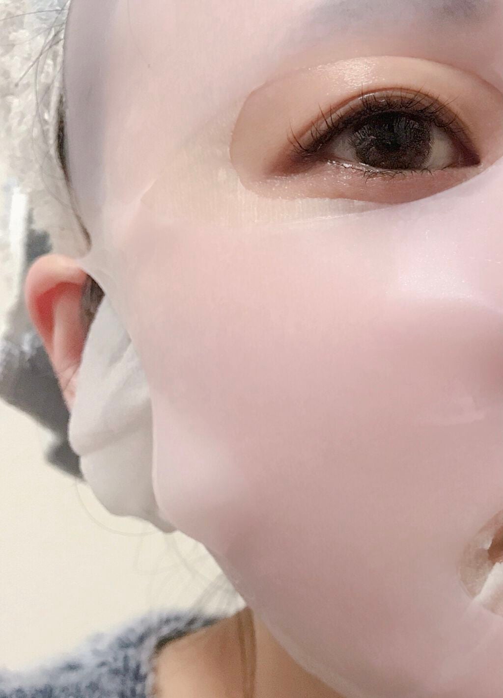 シリコーン潤マスク 3D/DAISO/その他スキンケアグッズを使ったクチコミ(4枚目)