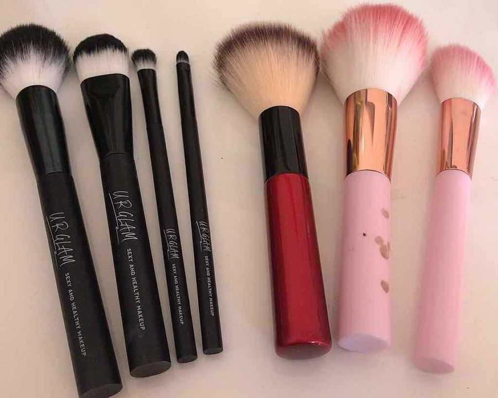 UR GLAM　FACE BRUSH/U R GLAM/メイクブラシを使ったクチコミ（1枚目）