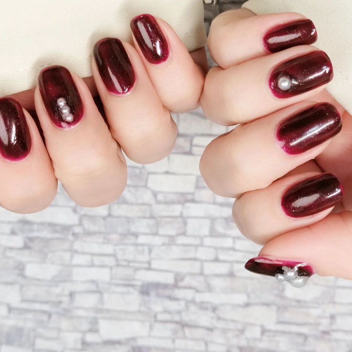 ミニネイル RD10 フローズンベリー/パラドゥ/マニキュアを使ったクチコミ（3枚目）