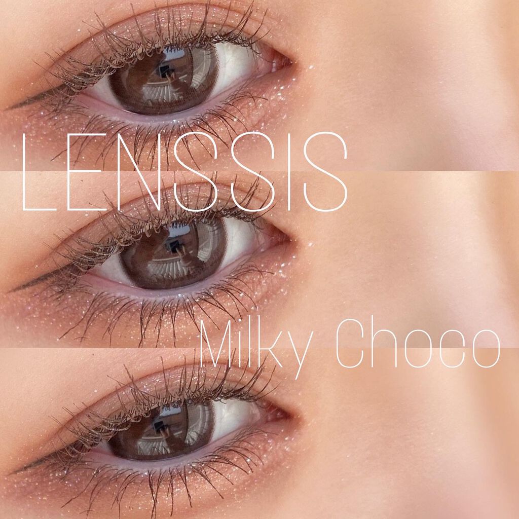 ミルキーシリーズ/LENSSIS/カラーコンタクトレンズを使ったクチコミ（1枚目）