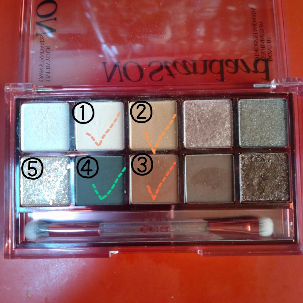 プロ アイ パレット/CLIO/アイシャドウパレットを使ったクチコミ（2枚目）