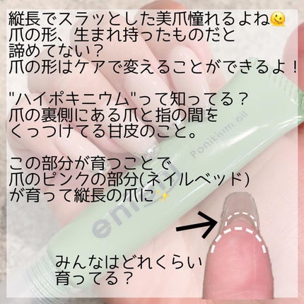 ポニキウムオイル/enieni /ネイルオイル・トリートメントを使ったクチコミ(2枚目)