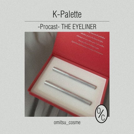 1DAY TATTOO プロキャスト ザ・アイライナー/K-パレット/リキッドアイライナーを使ったクチコミ(1枚目)