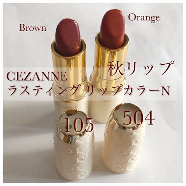 ラスティング リップカラーN/CEZANNE/口紅を使ったクチコミ（1枚目）