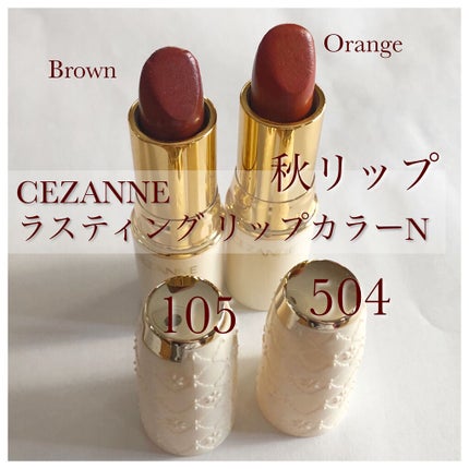 ラスティング リップカラーN/CEZANNE/口紅を使ったクチコミ(1枚目)