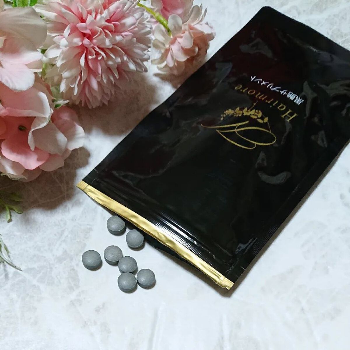 黒艶サプリメント/ヘアモア/健康サプリメントを使ったクチコミ（3枚目）