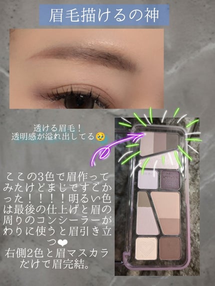 プロ アイ パレット エアー/CLIO/アイシャドウパレットを使ったクチコミ(6枚目)