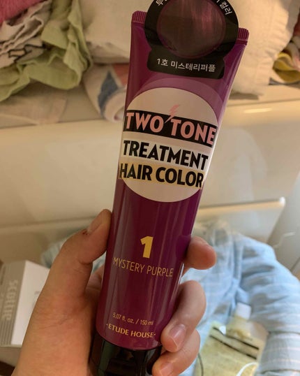 2トーン トリートメントヘアカラー/ETUDE/ヘアカラーを使ったクチコミ(1枚目)