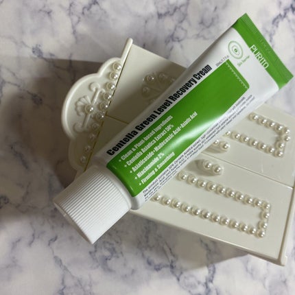 センテラグリーンレベルリカバリークリーム/PURITO/フェイスクリームを使ったクチコミ(4枚目)