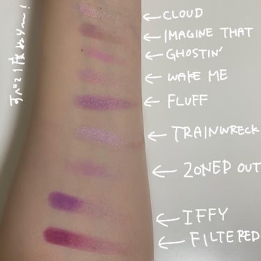 Lilac You A Lot Shadow Palette/ColourPop/パウダーアイシャドウを使ったクチコミ（2枚目）