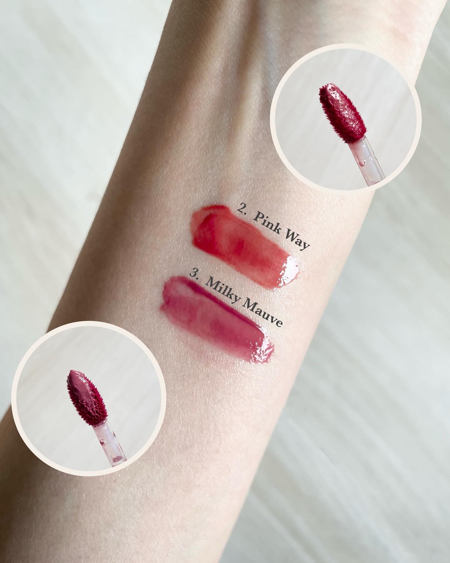 teo and the Milky Dotom Tint/タオアンダー/リップグロスを使ったクチコミ（2枚目）