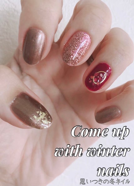 #ネイル,#冬ネイルのネイルデザイン