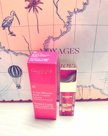 コンフォート リップオイル /CLARINS/リップグロスを使ったクチコミ(1枚目)